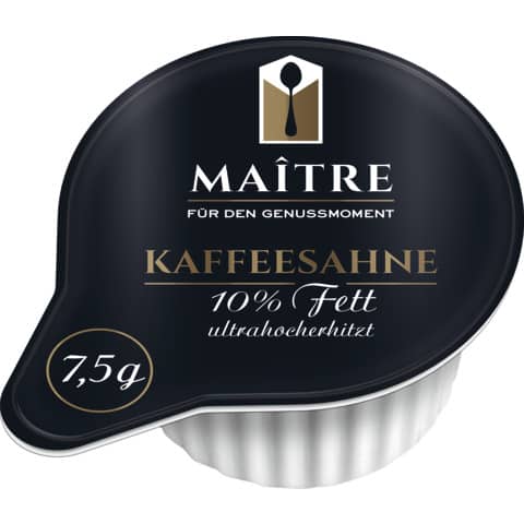 Kaffeesahne 10% Fett   240 x 7,5 g MAITRE 4051071002