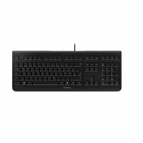 Tastatur KC 1000, kabelgebunden, deutsch, schwarz CHERRY JK-0800DE-2