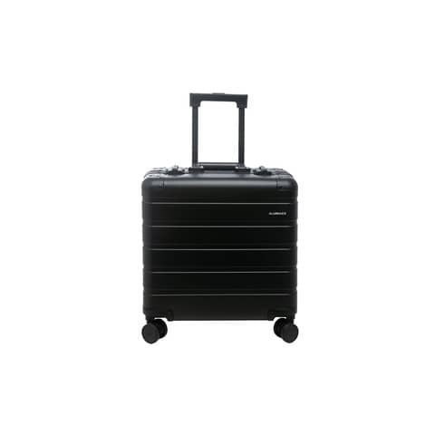 Business Trolley Aluminium, TSA Schloss, 44 x 42 x 22,5 cm, schwarz ALUMAXX 45193