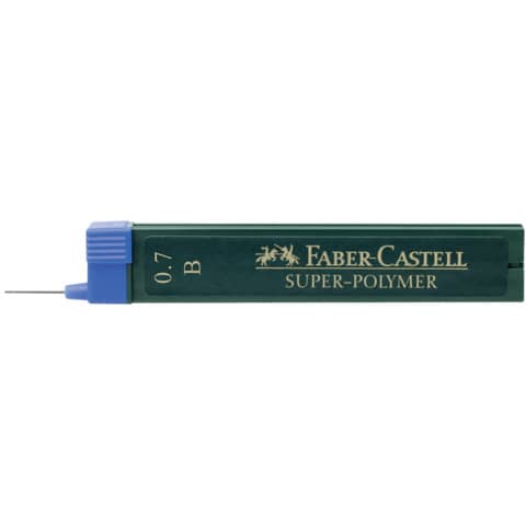 Feinmine Super Polymer B, 0,7mm, 12 Stück FABER CASTELL 120701