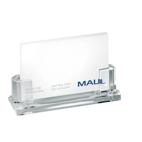 Visitenkartenhalter Acryl, 110 mm x 32 mm, glasklar MAUL 19594 05