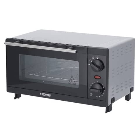 Back-und Toastofen 9L 800 Watt silber/schwarz SEVERIN TO 2052