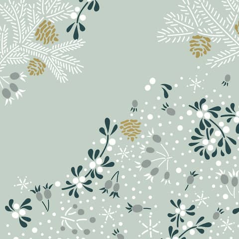 Zelltuchserviette Weihnachten, 3-lagig, 25 x 25 cm PAPER+DESIGN 203449