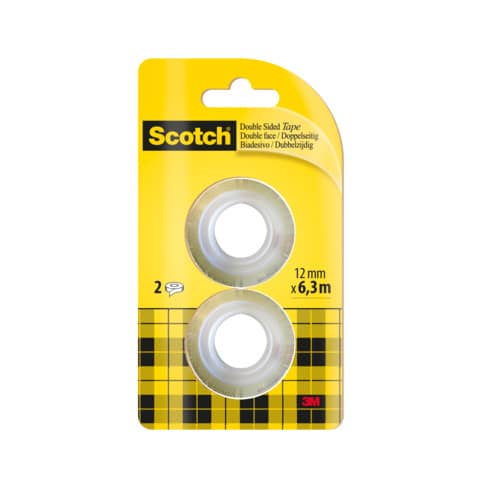 Klebeband doppelseitig 665, beidseitig klebend, Bandgröße (B x L): 12 mm x 6,3 mm SCOTCH 136R2