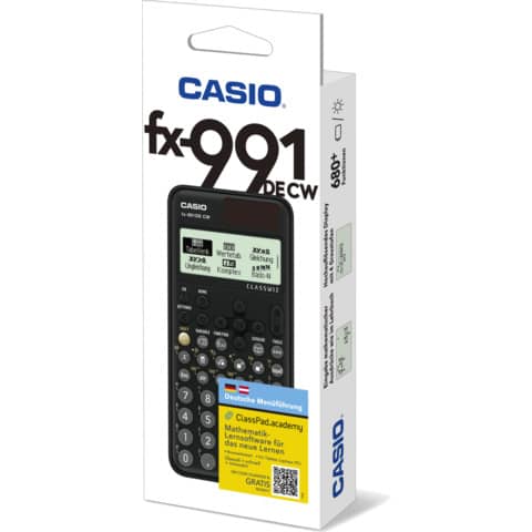 Schulrechner ClassWiz , schwarz CASIO FX-991DECW