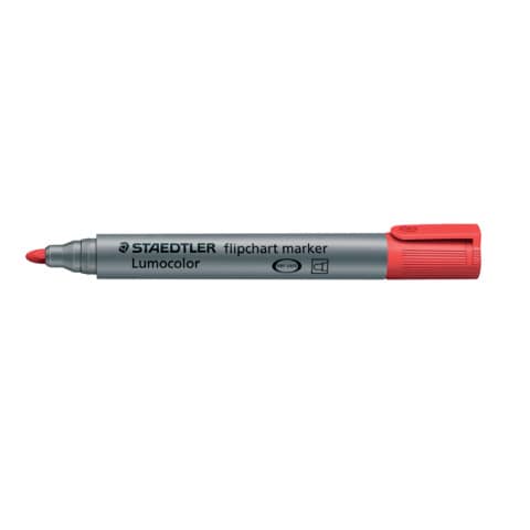 Flipchartmarker Lumocolor®, 2mm, Rundspitze, rot STAEDTLER 356-2