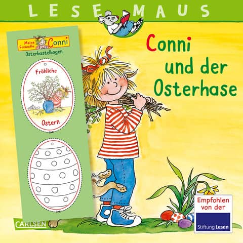 Kinderbüchlein Lesemaus mit Osterschmuck Band 77 CARLSEN VE5108482