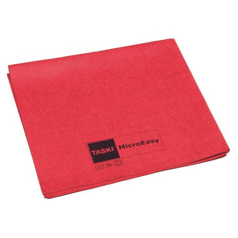 Mikrofasertuch MicroEasy rot 37x38 cm   5 Stück TASKI 7514574