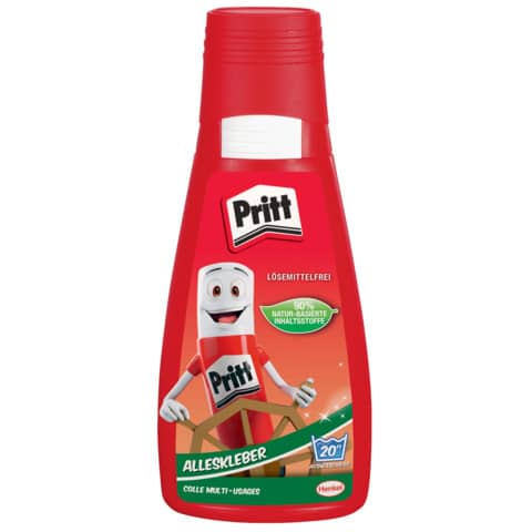 Alleskleber, ohne Lösungsmittel, nachfüllbar, 100g Flasche PRITT 0H PAKA2