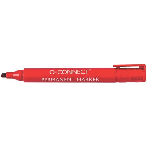 Permanentmarker, Keilspitze, 1,2-5mm, rot Q-CONNECT KF26044