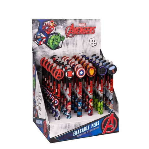 Tintenroller Avengers, radierbar, sortiert COLORINO 54304PTR