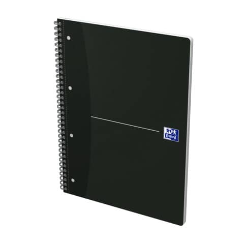 Collegeblock, A4+, 70 Blatt, liniert/kariert, schwarz OXFORD 100050231