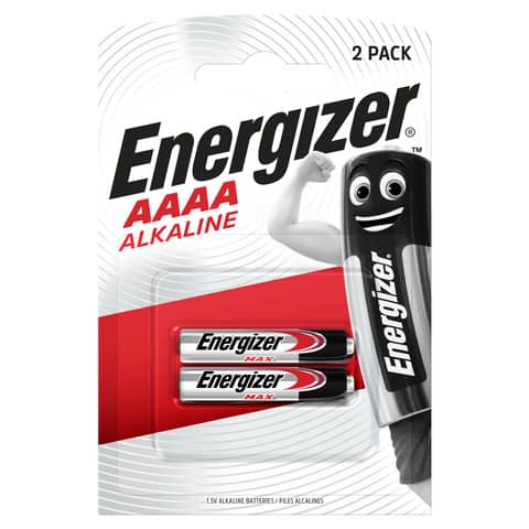 Batterie Alkali-Mangan Max, LR61/AAAA/Piccolo, 2 Stück ENERGIZER E300784303