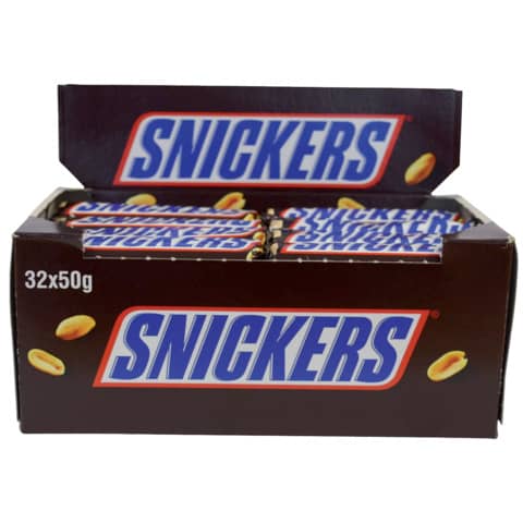 Schokoriegel Snickers 32ST à 50g MARS 481847