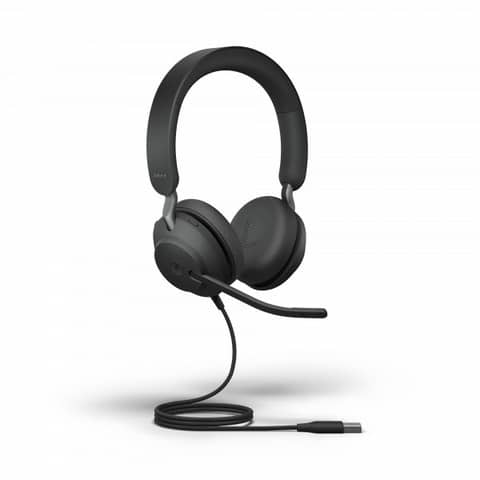 Headset Evolve2 40 SE MS Stereo, kabelgebunden, USB-A, schwarz JABRA 340343