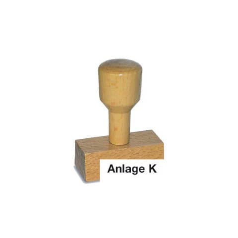 Stempel Anlage K  LST808