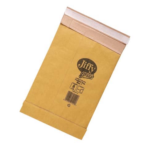 Polsterversandtasche, Typ 1, 180x280mm, braun JIFFY 30001311