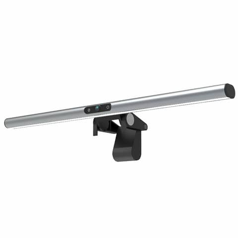 Monitorlampe 2in1 LightBar Pro, HD Webcam, silber 4SMARTS 329073