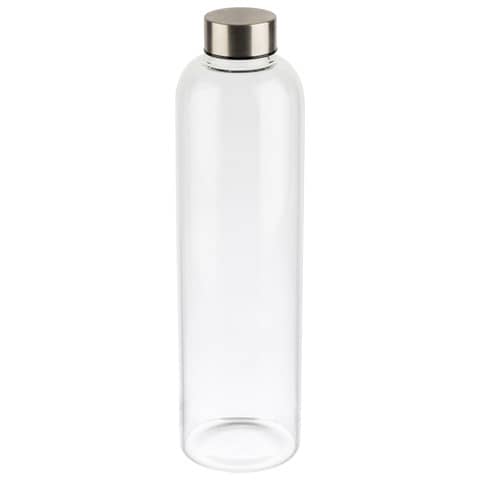 Trinkflasche Glas, 1L, transparent APS 66909