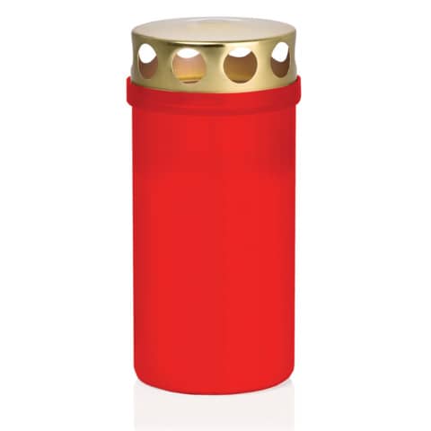 Grabkerze, 126x59mm, rot  580702.001