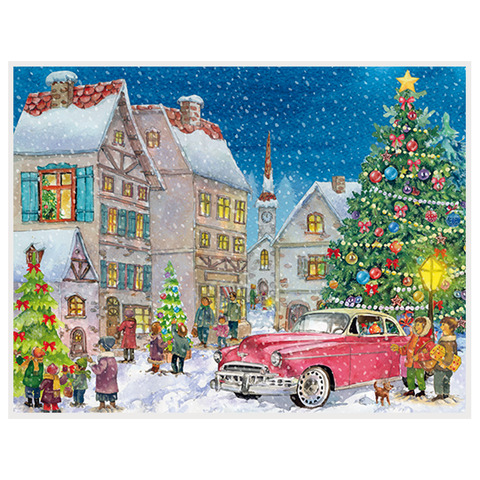 Person, Nachbarschaft, Weihnachten, Weihnachtsdekorationen, Festival, Nachbarschaft, Auto, Transport, Fahrzeug, Person