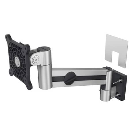 Monitor Halterung PRO mit Arm, für 1 Monitor, silber, Wandbefestigung DURABLE 509023