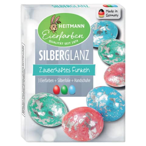 Ostereierfarbe Silberglanz HEITMANN EIERFARBEN 1012459