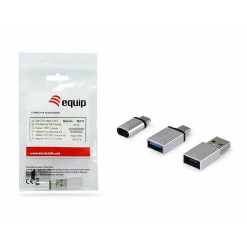 OTG-Adapter USB-C/USB-A EQUIP 133475/364715