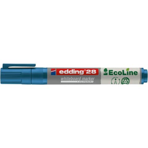 Whiteboardmarker EcoLine, 1,5-3mm, Rundspitze, blau EDDING 4-28003