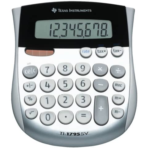 Tischrechner TI1795, 121x140x26mm TEXAS INSTRUMENTS 752710