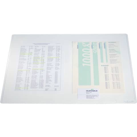 Schreibunterlage DURAGLAS®, PVC, 530 x 400 mm, 1 mm, transparent DURABLE 7112 19