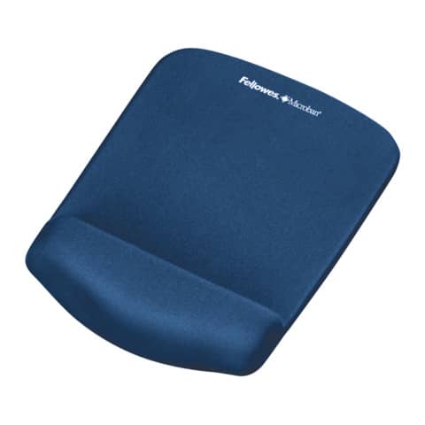Handgelenkauflage mit Mauspad PlushTouch(TM), 184,2 x 25,4 x 238,1 mm, blau FELLOWES 9287302