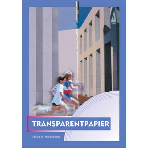 Transparentpapierblock, A3, 70g/m², 20 Blatt PVP 2613