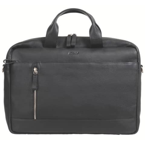 Laptoptasche Leder, 28x41x9,5cm, schwarz ALASSIO 47034