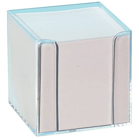 Zettelbox, 9 x 9 x 9cm, glasklar FOLIA 9900