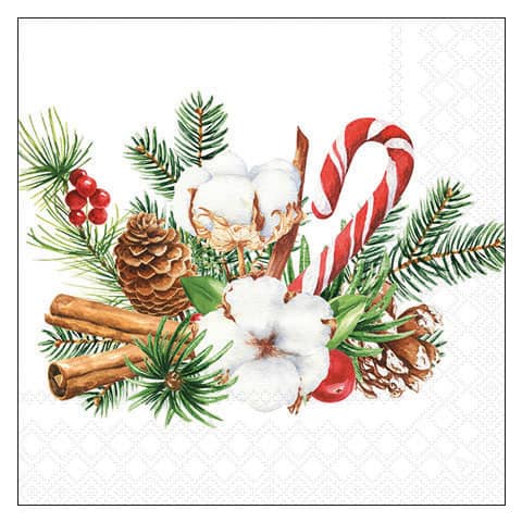 Weihnachts-Motivserviette Weihnachtsarrangement, 25 x 25 cm, 3-lagig AMBIENTE 32517935