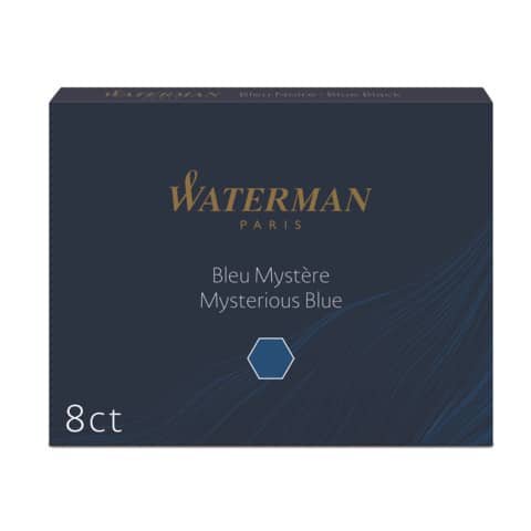 Tintenpatrone, 8 Stück, blauschwarz WATERMAN S0110910