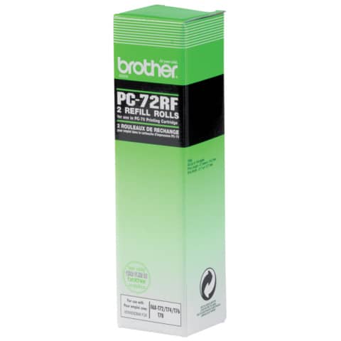 Thermotransferrolle, 2 Stück BROTHER PC72RF