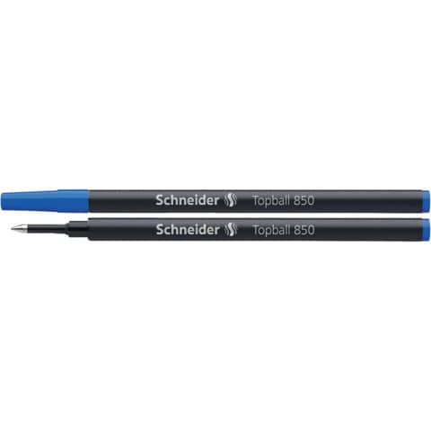 Tintenrollermine Topball 850, Euro-Format, 0,5mm, blau SCHNEIDER 8503