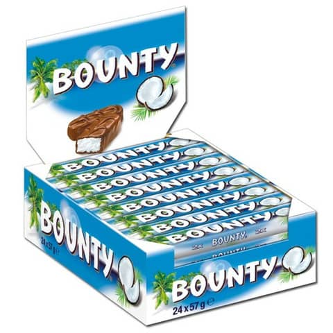 Schokoriegel Bounty 24ST à 57g MARS 18020