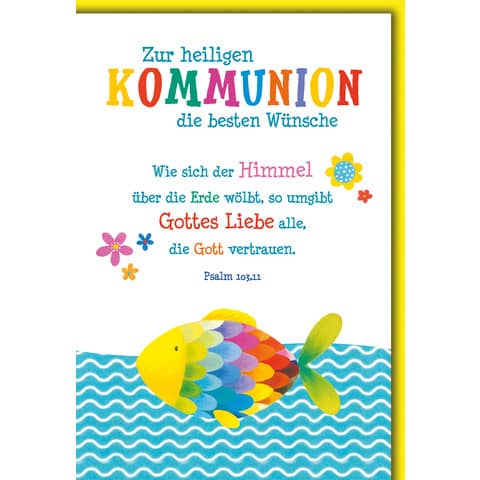 Kommunionskarte Braun+ Company 5840-24069