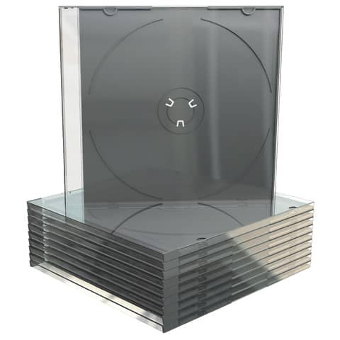 CD Hüllen Slim 50 Stück schwarz MEDIARANGE BOX21-M