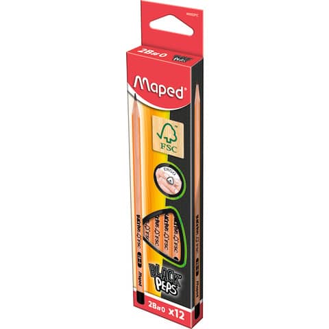 Bleistift Black Peps, 2B MAPED M850022