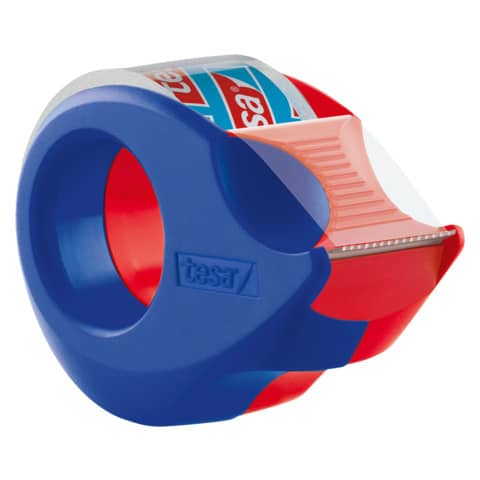 Handabroller Mini, 10mx19mm, rot/blau TESA 57858-00000-03