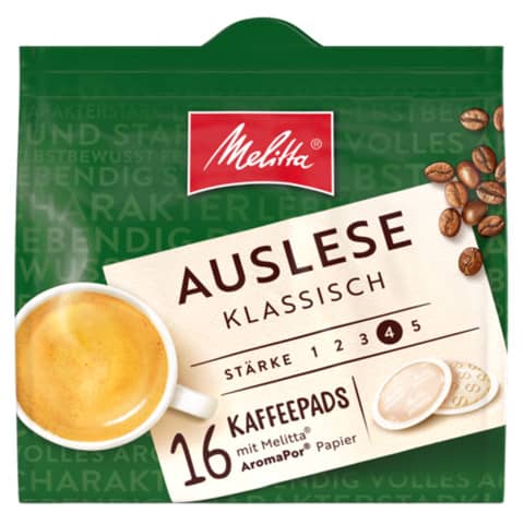 Kaffeepads rund, Auslese, 16 Stück MELITTA 1389898002