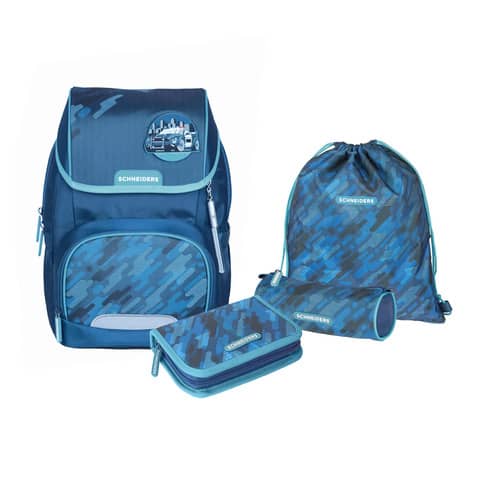 Schultaschenset Camo Blue Dark Petrol SCHNEIDERS ERGOJET 78454-069