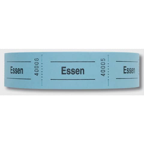 Gutscheinrolle Bier, 1000 Abrisse, blau WOLF & APPENZELLER 601017