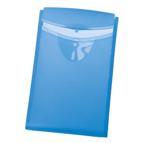 Visitenkarten-Etui COGNITO, für 20 Visitenkarten, transluzent-blau HAN 2002-64