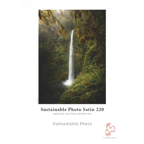 Inkjet Fotopapier Sustainable Photo Satin, A4, 200g/m², 25 Blatt, hellweiß HAHNEMÜHLE 10 641 880