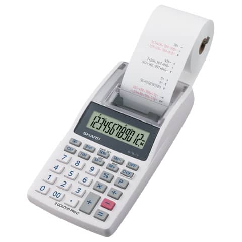 Tischrechner 12-stellig   druckend SHARP SH-EL1611V